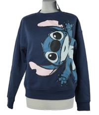 Nové - Dámská tmavomodrá oversized mikina se Stitchem Primark 