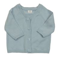 Světlemodrý propínací svetr Next