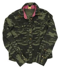 Army halenka s plíšky 