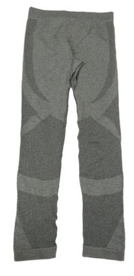 Šedé sportovní funkční spodní legíny ACTIVE TOUCH 