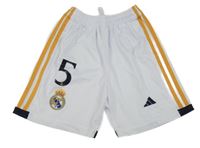 Bílo-zlaté fotbalové kraťasy Real Madrid Adidas