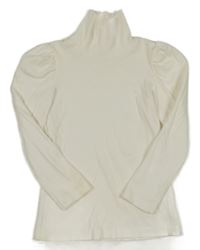 Smetanový žebrovaný rolák River Island