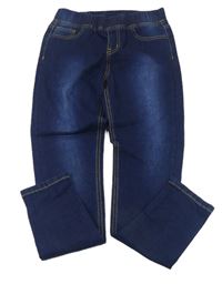 Tmavomodré džegíny Shein