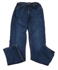 Tmavomodré skinny rifle Bench