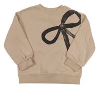 Pudrová mikina s mašlí M&S