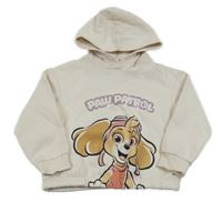 Světlebéžová mikina se Skye a kapucí Nickelodeon