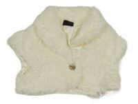 Smetanové kožešinová podšité bolerko F&F