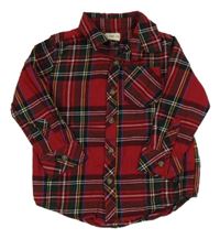 Červeno-barevná kostkovaná košile F&F