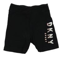 Černé elastické kraťasy DKNY 