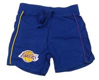 Námořnicky modré bavlněné kraťasy - Lakers 