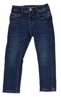 Tmavomodré skinny rifle Zara