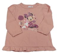 Starorůžová tunika s Minnií Disney