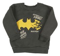 Tmavošedá mikina s Batmanem Primark