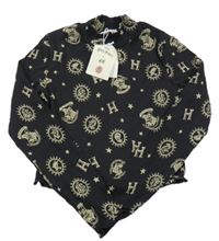 Nové - Tmavošedé žebrované crop triko Harry Potter H&M