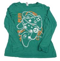 Zelené triko s ovladači Chapter young