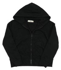 Černá propínací mikina s kapucí C&A