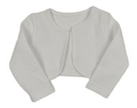 Bílé vzorované bolerko 