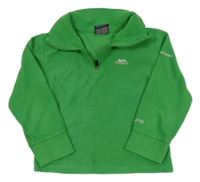Zelená funkční fleecová mikina s logem Trespass