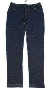 Nové - Tmavomodré legíny riflového vzhledu Primark