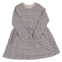 Světlerůžové bavlněné šaty se vzorem M&S