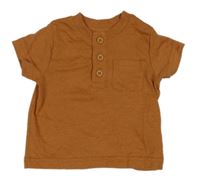 Medové tričko s kapsou a knoflíčky Nutmeg