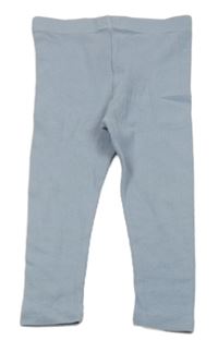 Světlemodré žebrované legíny M&S