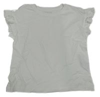 Bílé tričko s volánky Primark 