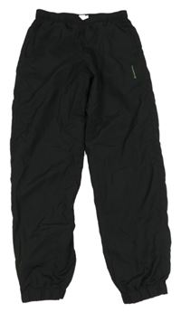 Černé šusťákové sportovní kalhoty s logem zn. energetics