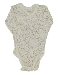 Bílé puntíkaté zavinovací body s obláčky lupilu