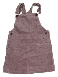 Starofialové manšestrové šaty s kapsou Next