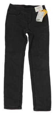 Nové - tmavošedé riflové džegíny H&M