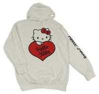 Bílá mikina s Kitty a kapucí C&A