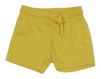 Žluté teplákové kraťasy HEMA