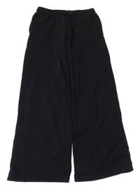 Černé wide leg tepláky H&M