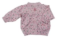 Světlerůžová šusťáková podzimní bunda s Kitty H&M