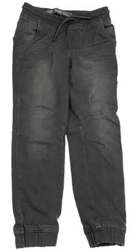 Tmavošedé teplákové slim cuff rifle Denim Co.