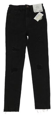 Nové - Černé skinny rifle s prošoupáním George