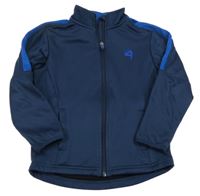 Tmavomodrá sportovní propínací mikina s číslem St. Bernard