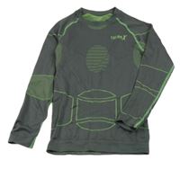 Tmavošedé thermo triko C&A