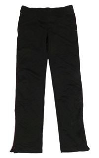 Černé tepláky s pruhy H&M