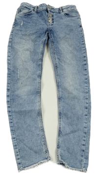 Modré skinny rifle C&A