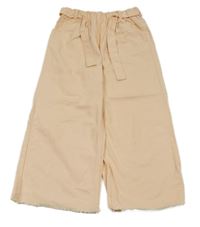 Meruňkové široké rifle s páskem F&F