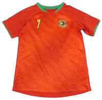 Červené fotbalové funkční tričko - Portugalsko zn. H&M