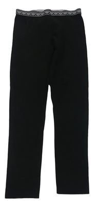 Černé legíny se vzorovaným pasem River Island