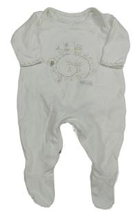 Bílý overal s obrázkem Mothercare