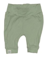 Světlezelené žebrované lehké tepláky Ergee