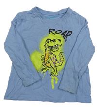 Světlemodré pyžamové triko s dinem Primark