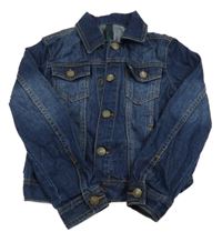 Tmavomodrá riflová bunda Benetton