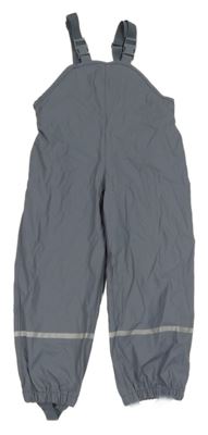 Šedé nepromokavé laclové kalhoty Lupilu