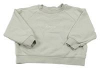 Světlešedá mikina s nápisem Zara